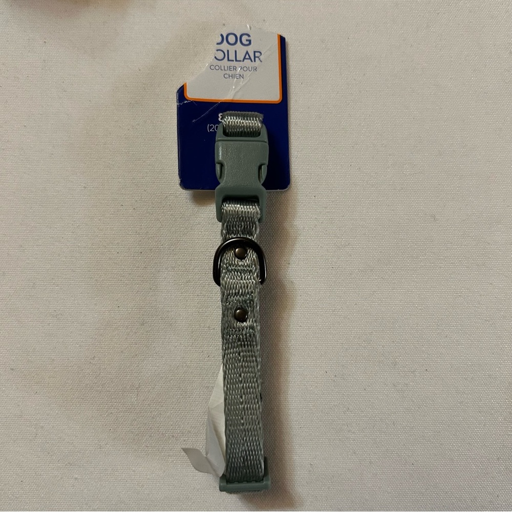 XS Gray Dog Collar